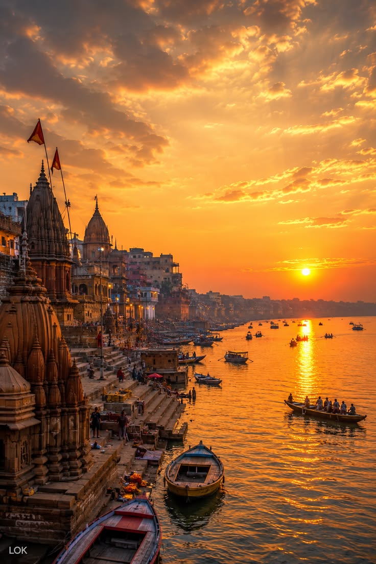 varanasi sunrise magic 🌅✨
